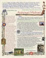 Archangel Michael Biographical scroll
